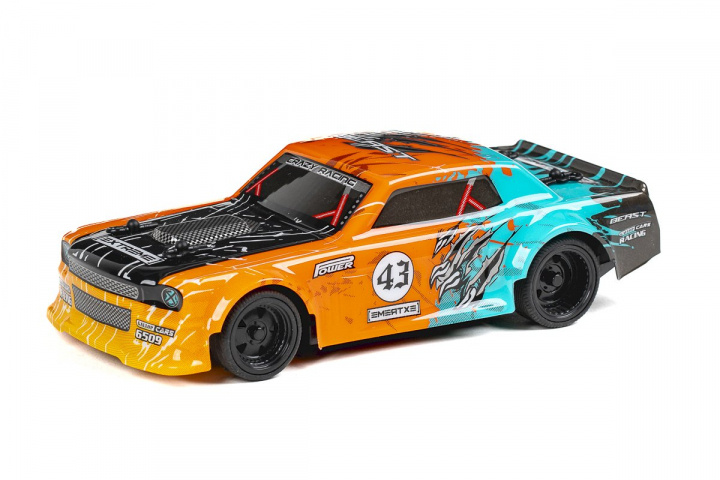 TEC-TOY Beast Racing R/C 1:24 2,4GHz, orange i gruppen LEKSAKER, BARN- & BABYPRODUKTER / Radiostyrt / Radiostyrda bilar hos TP E-commerce Nordic AB (C86649)