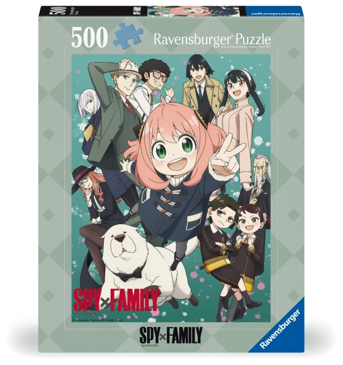 Ravensburger Pussel Spy X Family 500p (12001198) i gruppen LEKSAKER, BARN- & BABYPRODUKTER / Leksaker / Barnpussel hos TP E-commerce Nordic AB (C86652)