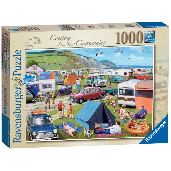 Ravensburger Pussel 1000 - Camping och husvagn (10216763) i gruppen LEKSAKER, BARN- & BABYPRODUKTER / Leksaker / Barnpussel hos TP E-commerce Nordic AB (C86658)