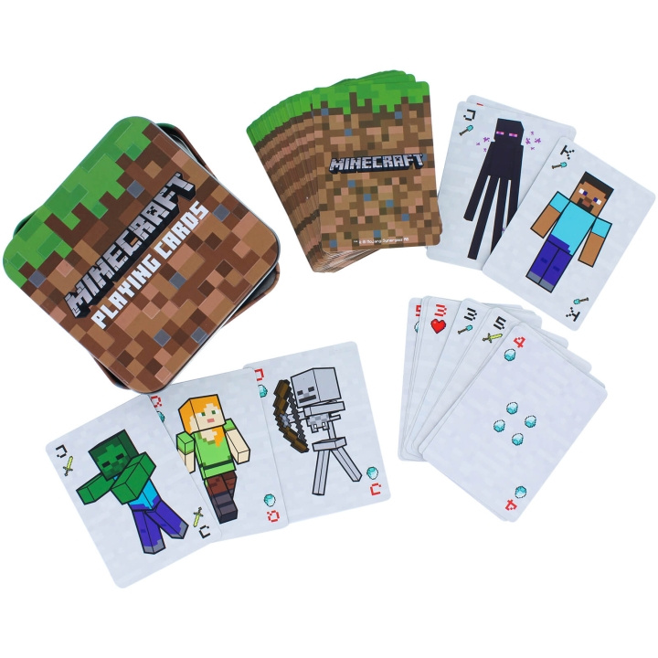 Paladone Minecraft Spelkort (PP6587MCF) i gruppen LEKSAKER, BARN- & BABYPRODUKTER / Spel / Sällskapsspel hos TP E-commerce Nordic AB (C86666)