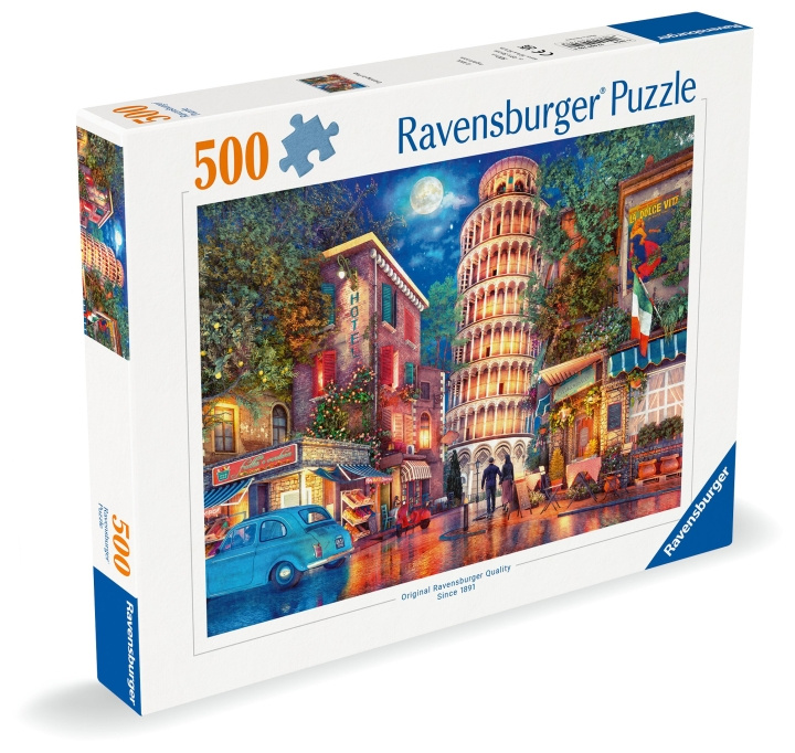 Ravensburger Pussel Streets Of Pisa 500p (12000709) i gruppen SPORT, FRITID & HOBBY / Hobby / Pussel hos TP E-commerce Nordic AB (C86695)