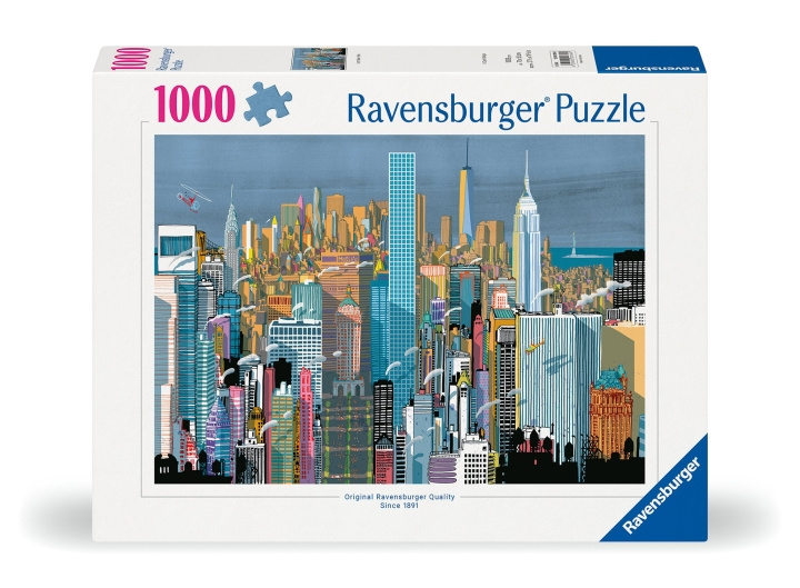 Ravensburger Pussel I Am New York 1000p (12000784) i gruppen LEKSAKER, BARN- & BABYPRODUKTER / Leksaker / Barnpussel hos TP E-commerce Nordic AB (C86697)