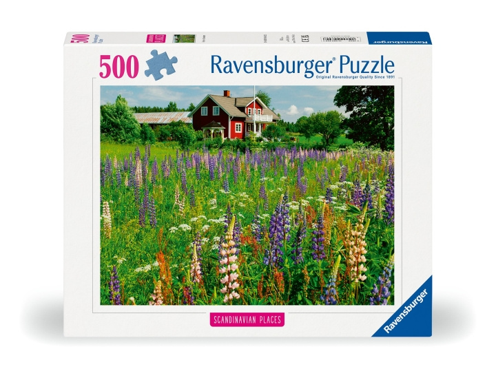 Ravensburger Pussel Gård i Sverige 500p (12000844) i gruppen LEKSAKER, BARN- & BABYPRODUKTER / Leksaker / Barnpussel hos TP E-commerce Nordic AB (C86698)