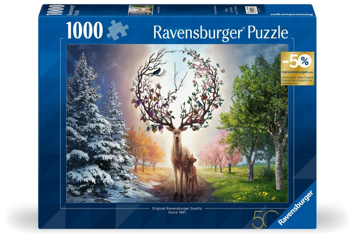 Ravensburger Pussel Magical Deer 1000p (12001088) i gruppen LEKSAKER, BARN- & BABYPRODUKTER / Leksaker / Barnpussel hos TP E-commerce Nordic AB (C86700)