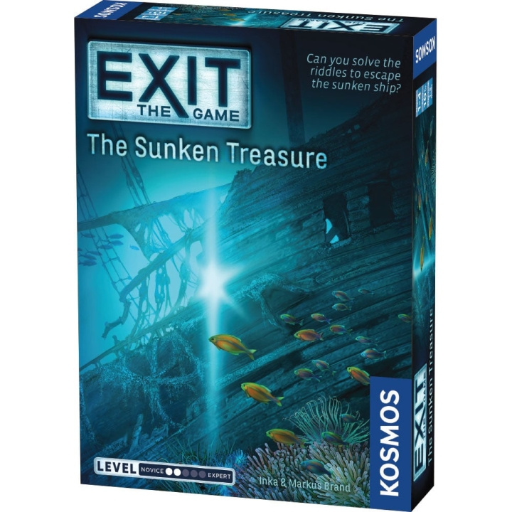 Exit: Escape Room : The Sunken Treasure (EN) (KOS1359) i gruppen LEKSAKER, BARN- & BABYPRODUKTER / Leksaker / Sällskapsspel / Familjespel hos TP E-commerce Nordic AB (C86705)