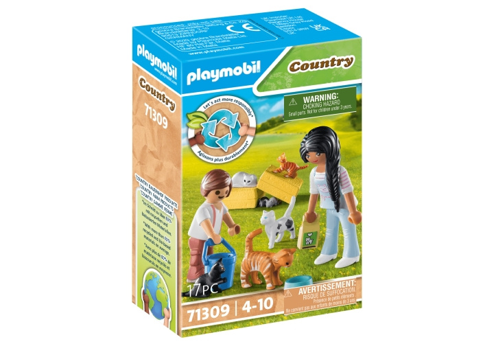 Playmobil Kattfamilj (71309) i gruppen LEKSAKER, BARN- & BABYPRODUKTER / Leksaker / Lekset hos TP E-commerce Nordic AB (C86714)