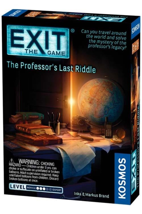 Exit: Escape Room 19: The Professor\'s Last Riddle (EN) (KOS1808) i gruppen LEKSAKER, BARN- & BABYPRODUKTER / Leksaker / Sällskapsspel hos TP E-commerce Nordic AB (C86734)