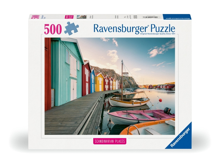 Ravensburger Pussel Båthusen I Smogen 500p (12000847) i gruppen LEKSAKER, BARN- & BABYPRODUKTER / Leksaker / Barnpussel hos TP E-commerce Nordic AB (C86776)