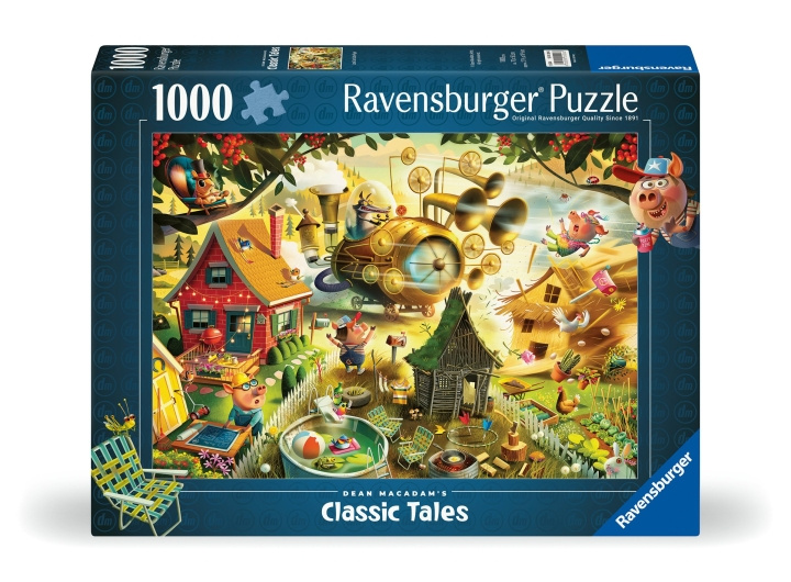 Ravensburger Pussel Look Out Little Pigs 1000p (12001004) i gruppen SPORT, FRITID & HOBBY / Hobby / Pussel hos TP E-commerce Nordic AB (C86781)