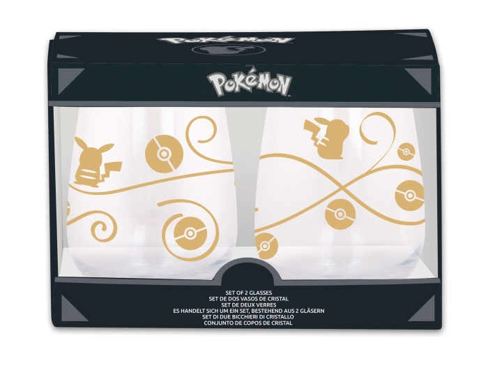 Pokémon Pokémon Stor - Presentförpackning med 2 glas - (1056) i gruppen HEM, HUSHÅLL & TRÄDGÅRD / Köksredskap / Vin & Drinktillbehör hos TP E-commerce Nordic AB (C86784)