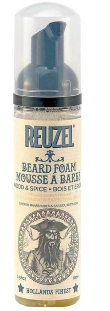 Reuzel Beard Foam Wood and Spice 70 ml i gruppen SKÖNHET & HÄLSA / Hår & Styling / Skäggvård / Skäggbalsam hos TP E-commerce Nordic AB (C86796)