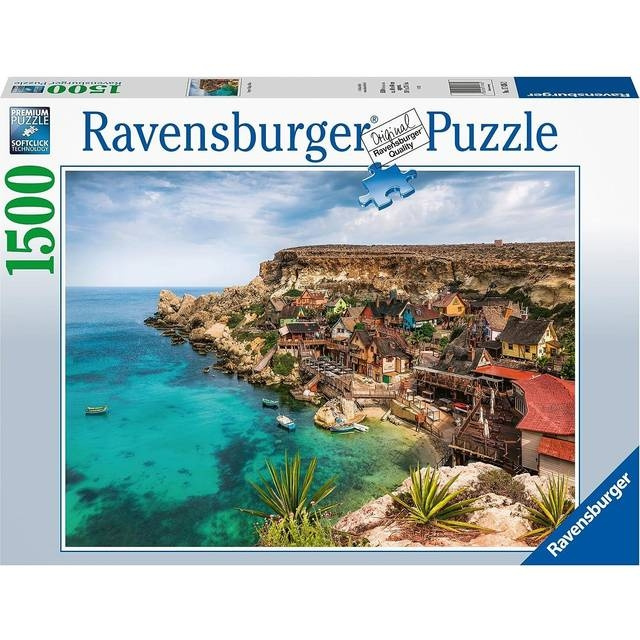 Ravensburger Popey Village, Malta 1500p - (10217436) i gruppen LEKSAKER, BARN- & BABYPRODUKTER / Leksaker / Barnpussel hos TP E-commerce Nordic AB (C86805)