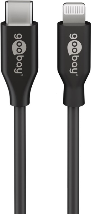 Goobay Lightning till USB-C™ laddnings- och synkroniseringskabel, 0,5 m, svart MFi-kabel för Apple iPhone/iPad i gruppen SMARTPHONE & SURFPLATTOR / Laddare & Kablar / Kablar / Kablar Lightning hos TP E-commerce Nordic AB (C86832)