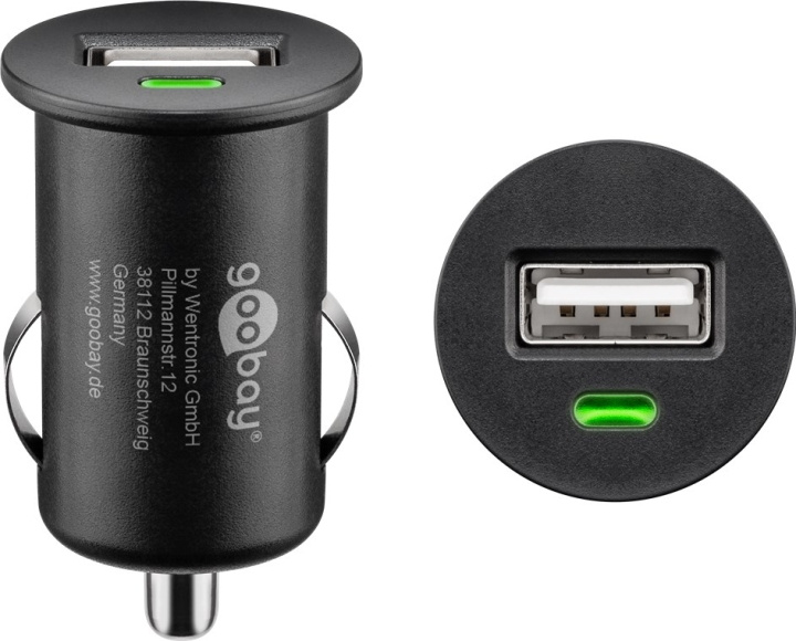 Goobay Biladdare (5 W) 5 W max. 1,0 A (12/24 V) 1x USB i gruppen SMARTPHONE & SURFPLATTOR / Laddare & Kablar / Billaddare / Billaddare USB hos TP E-commerce Nordic AB (C86837)