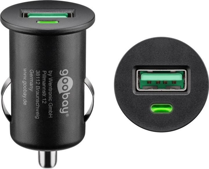 Goobay Snabbladdning USB billadare (18 W) 18 W max. 2,4 A (12/24 V) 1x USB QC 3.0 i gruppen SMARTPHONE & SURFPLATTOR / Laddare & Kablar / Billaddare / Billaddare USB hos TP E-commerce Nordic AB (C86842)