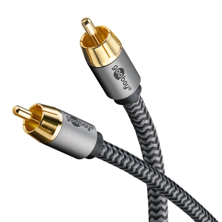 Goobay Mono RCA-kabel, 2 m Cinch kontakten (woofer, Center) > Cinch kontakten (woofer, Center) i gruppen HEMELEKTRONIK / Kablar & Adaptrar / RCA-kablar & adaptrar / Kablar hos TP E-commerce Nordic AB (C86898)