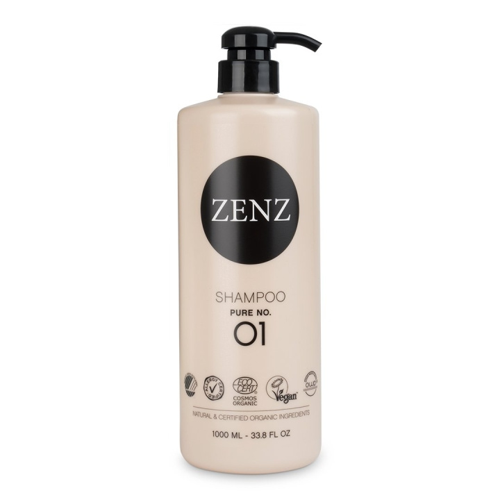 ZENZ Organic Pure No. 01 Schampo - 1000 ml i gruppen SKÖNHET & HÄLSA / Hår & Styling / Hårvårdsprodukter / Schampo hos TP E-commerce Nordic AB (C87096)