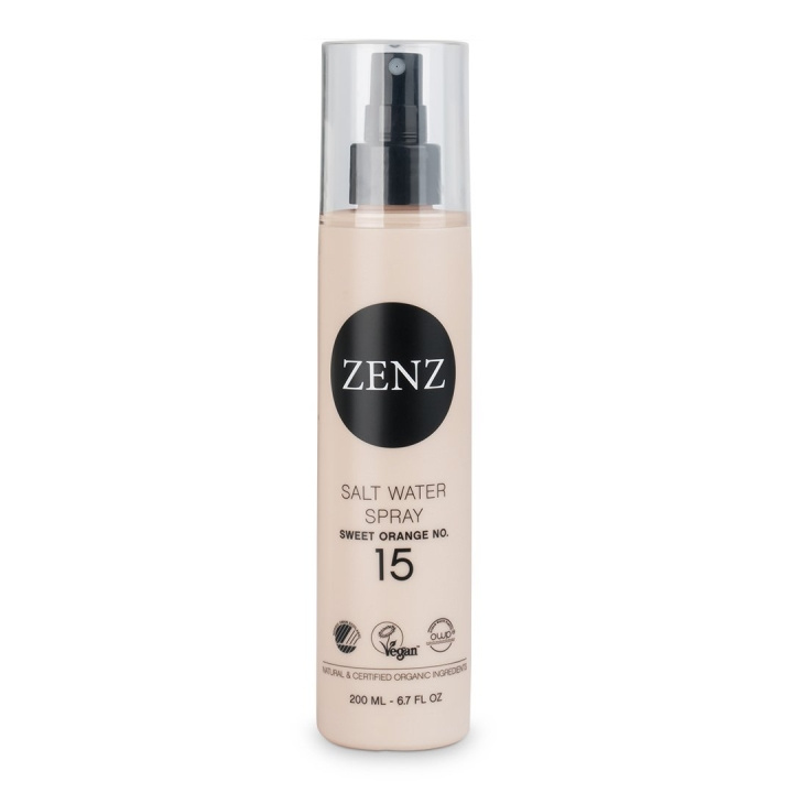 ZENZ Ekologisk saltvattenspray No. 15 Sweet Orange - 200 ml i gruppen SKÖNHET & HÄLSA / Hår & Styling / Hårstylingprodukter / Saltvattenspray hos TP E-commerce Nordic AB (C87107)