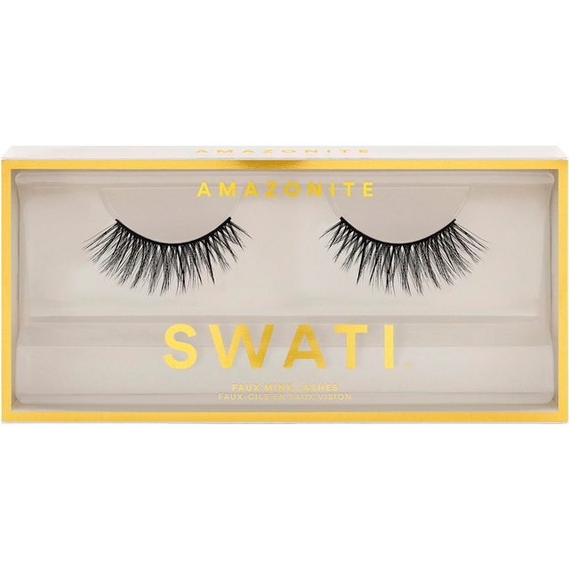 SWATI Faux Mink Lashes Amazonite i gruppen SKÖNHET & HÄLSA / Makeup / Ögon & Ögonbryn / Lösögonfransar hos TP E-commerce Nordic AB (C87134)