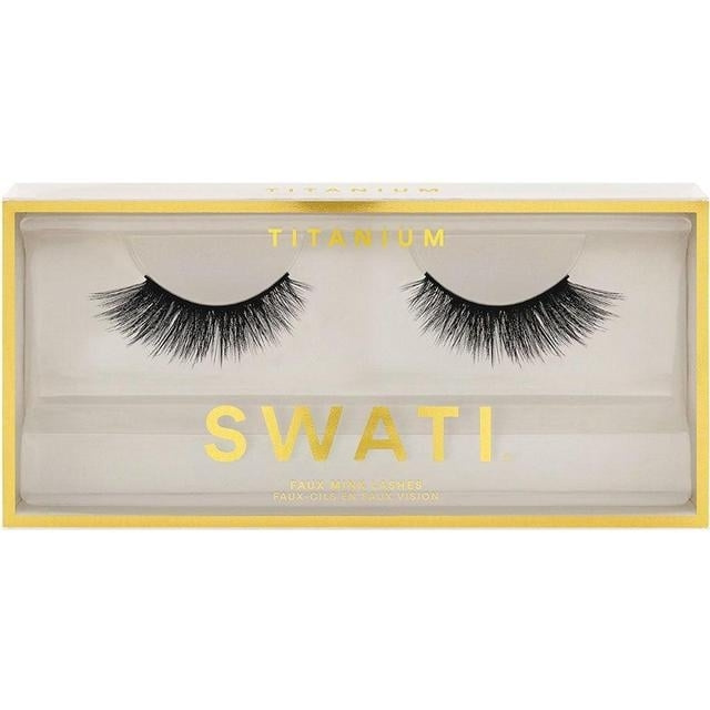 SWATI Faux Mink Lashes Titanium i gruppen SKÖNHET & HÄLSA / Makeup / Ögon & Ögonbryn / Lösögonfransar hos TP E-commerce Nordic AB (C87139)