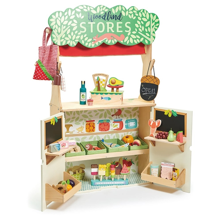 Tender Leaf Butik och teater från Woodenland - (TL8256) i gruppen LEKSAKER, BARN- & BABYPRODUKTER / Leksaker / Lilla hemmet & Rollek hos TP E-commerce Nordic AB (C87147)