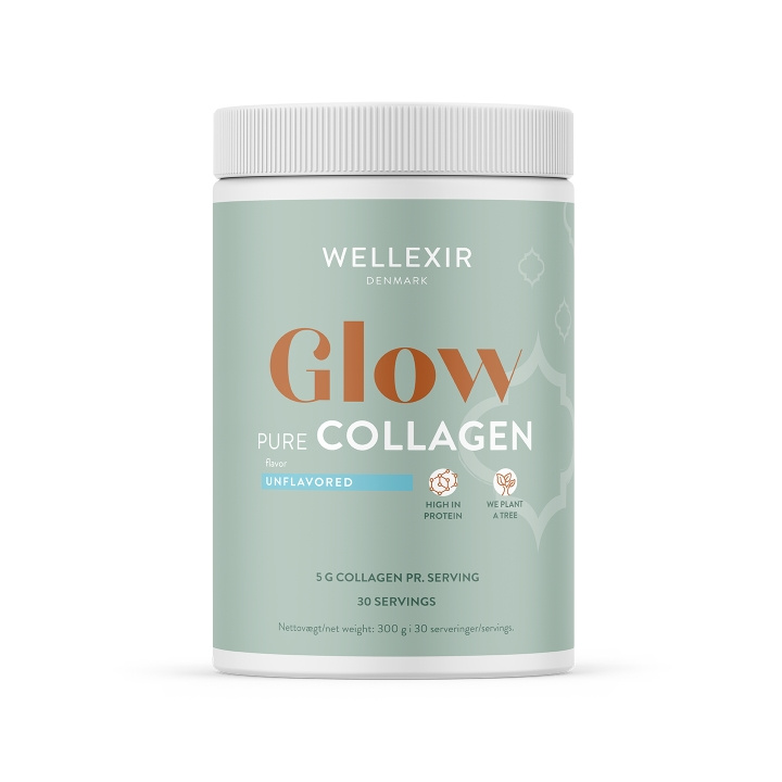 Wellexir Glow Pure Collagen 300 g i gruppen SKÖNHET & HÄLSA / Hår & Styling / Hårvårdsprodukter / Hårserum hos TP E-commerce Nordic AB (C87163)