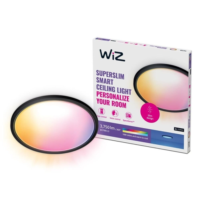 WiZ SuperSlim WiZ Taklampa 32W B 22-65K RGB i gruppen HEM, HUSHÅLL & TRÄDGÅRD / Smarta hem / Smart belysning hos TP E-commerce Nordic AB (C87200)