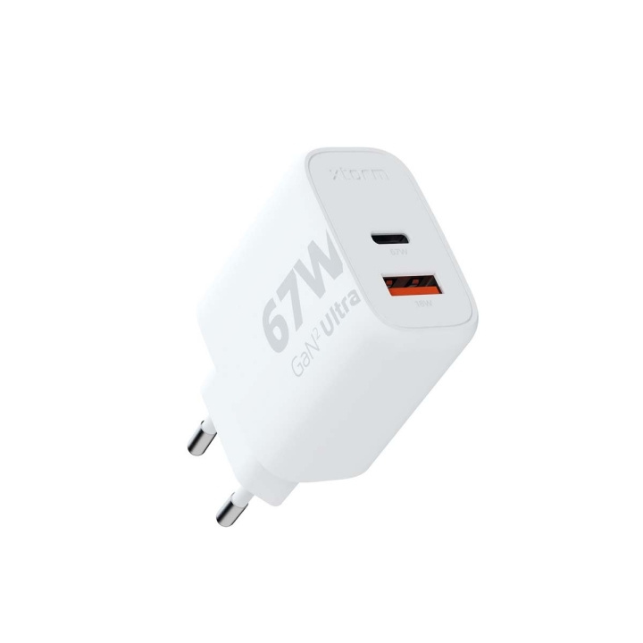 Xtorm 67W GaN2 Ultra Home Charger USB-C PD/USB-A Vit i gruppen SMARTPHONE & SURFPLATTOR / Laddare & Kablar / Väggladdare / Väggladdare USB hos TP E-commerce Nordic AB (C87237)