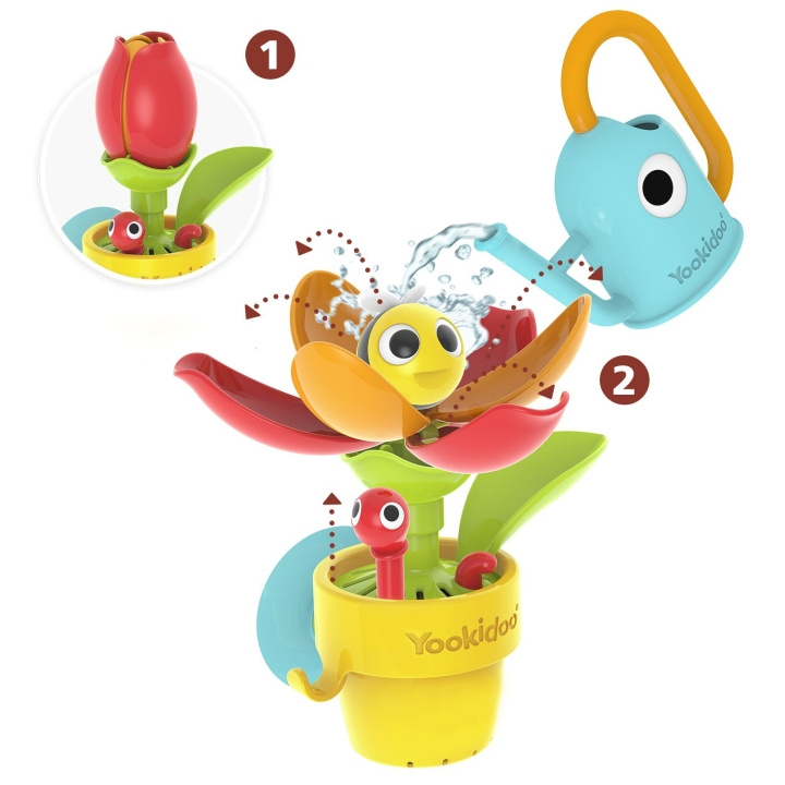 Yookidoo Peek-a-Bee badkarsblomma - (YO40221) i gruppen LEKSAKER, BARN- & BABYPRODUKTER / Uteleksaker / Badleksaker & Vattenleksaker hos TP E-commerce Nordic AB (C87245)