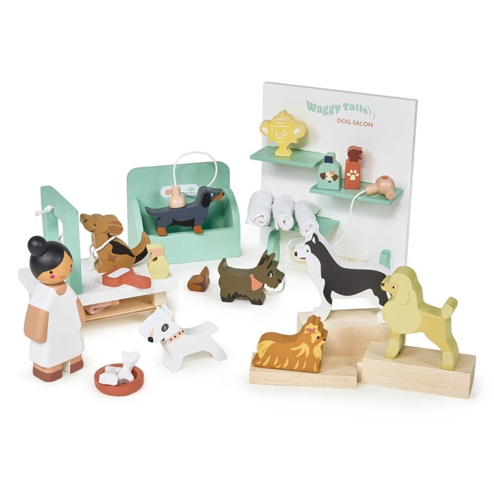 Tender Leaf Dockhus Set - Waggy Tails Hundsalong - (TL8168) i gruppen LEKSAKER, BARN- & BABYPRODUKTER / Leksaker / Figurer, Miniatyrer & tillbehör hos TP E-commerce Nordic AB (C87259)