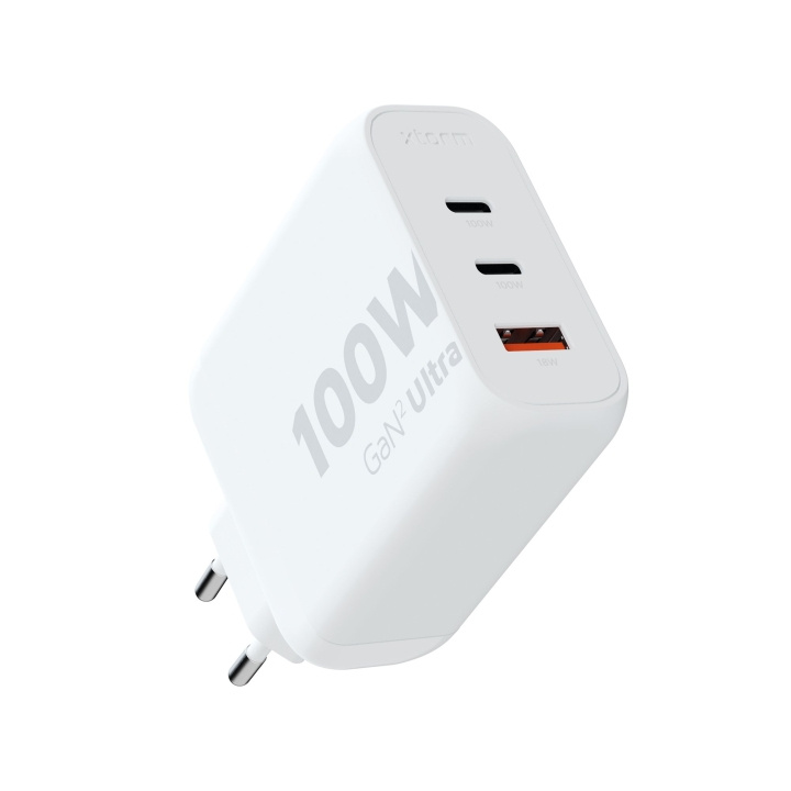 Xtorm 100W GaN2 Ultra Home 2xUSB-C/USB-A Vit i gruppen SMARTPHONE & SURFPLATTOR / Laddare & Kablar / Väggladdare / Väggladdare Typ C hos TP E-commerce Nordic AB (C87389)