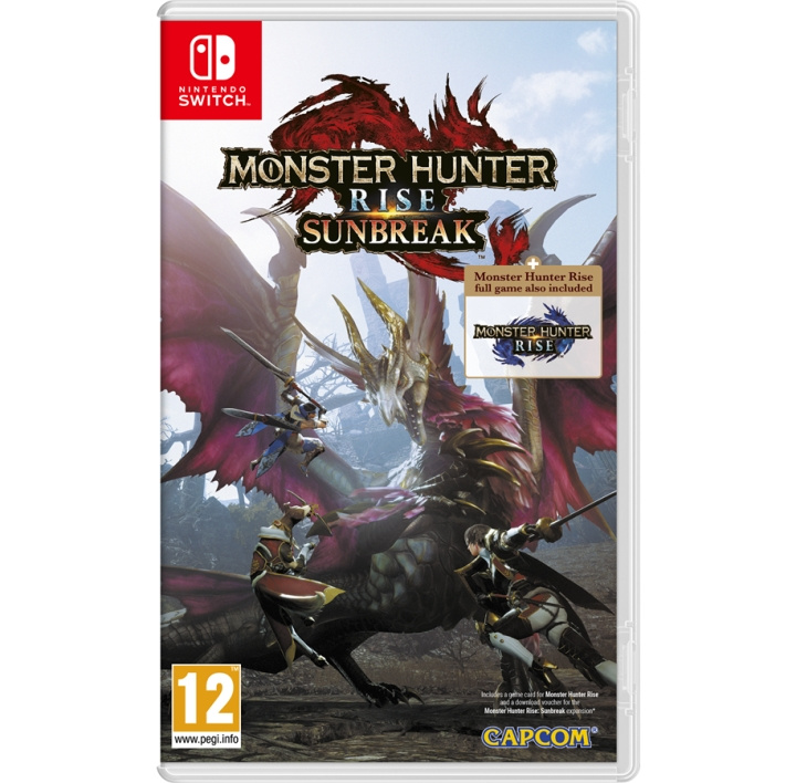 Capcom Monster Hunter Rise + Sunbreak i gruppen HEMELEKTRONIK / Spelkonsoler & Tillbehör / Nintendo Switch / Spel hos TP E-commerce Nordic AB (C87532)