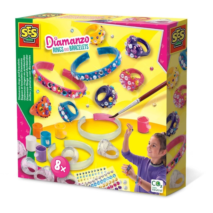 SES Creative Diamanzo ringar och armband - (S14706) i gruppen LEKSAKER, BARN- & BABYPRODUKTER / Leksaker / Pyssel hos TP E-commerce Nordic AB (C87537)