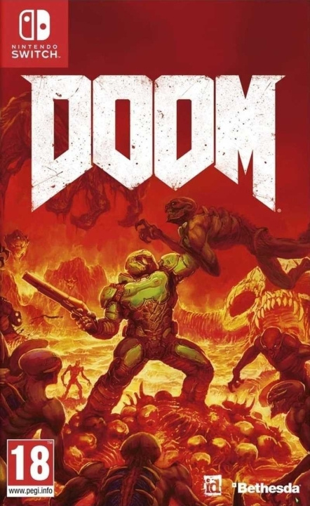 Bethesda DOOM (code in a box) i gruppen HEMELEKTRONIK / Spelkonsoler & Tillbehör / Nintendo Switch / Spel hos TP E-commerce Nordic AB (C87543)