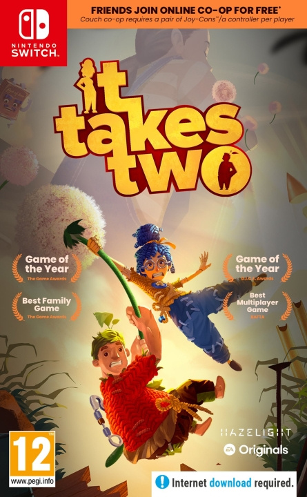 EA - IT TAKES TWO i gruppen HEMELEKTRONIK / Spelkonsoler & Tillbehör / Nintendo Switch / Spel hos TP E-commerce Nordic AB (C87553)