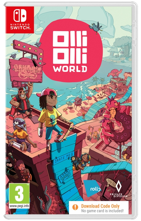 2K Games OlliOlli World (Code in Box) i gruppen HEMELEKTRONIK / Spelkonsoler & Tillbehör / Nintendo Switch / Spel hos TP E-commerce Nordic AB (C87557)