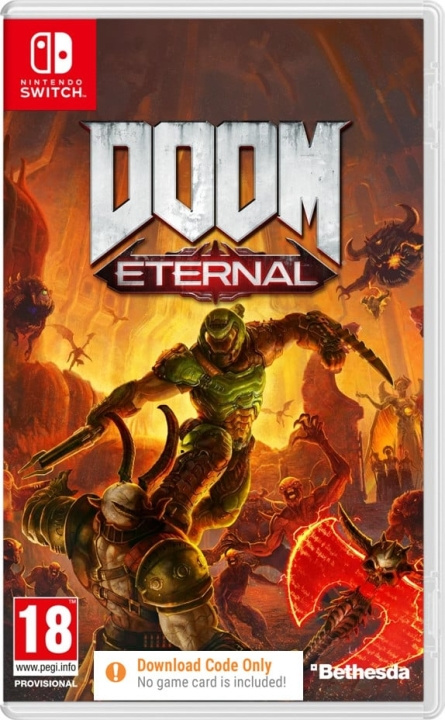 Bethesda Doom Eternal (Code in a Box) i gruppen HEMELEKTRONIK / Spelkonsoler & Tillbehör / Nintendo Switch / Spel hos TP E-commerce Nordic AB (C87581)