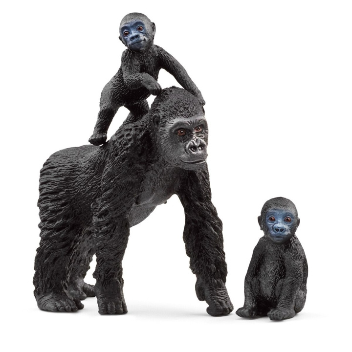 Schleich Vilda livet - Gorillafamilj (42601) i gruppen LEKSAKER, BARN- & BABYPRODUKTER / Leksaker / Figurer, Miniatyrer & tillbehör hos TP E-commerce Nordic AB (C87612)