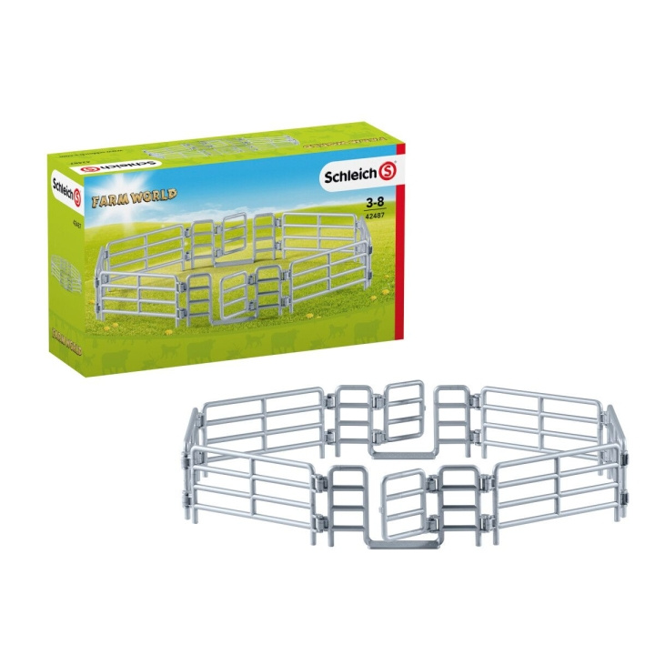 Schleich Farm World - Staket för inhägnad (42487) i gruppen LEKSAKER, BARN- & BABYPRODUKTER / Leksaker / Figurer, Miniatyrer & tillbehör hos TP E-commerce Nordic AB (C87614)