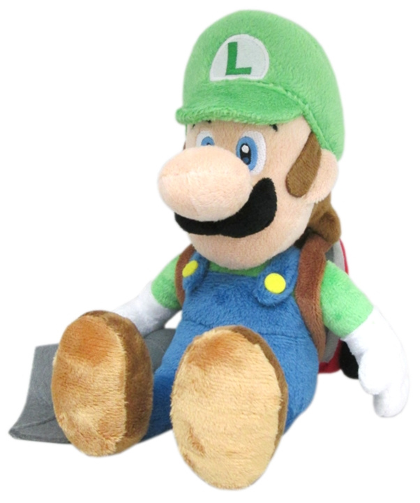 Super Mario Luigi\'s Mansion - Luigi med Poltergust i gruppen LEKSAKER, BARN- & BABYPRODUKTER / Babyleksaker / Gosedjur hos TP E-commerce Nordic AB (C87696)