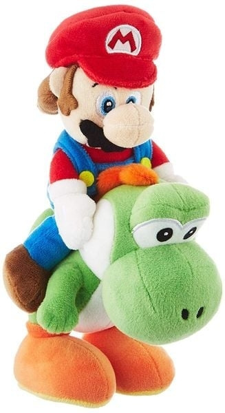 Super Mario Mario och Yoshi i gruppen LEKSAKER, BARN- & BABYPRODUKTER / Babyleksaker / Gosedjur hos TP E-commerce Nordic AB (C87699)