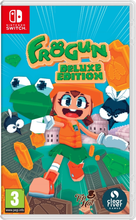 Clear River Games Frogun - Deluxe Edition i gruppen HEMELEKTRONIK / Spelkonsoler & Tillbehör / Nintendo Switch / Spel hos TP E-commerce Nordic AB (C87726)