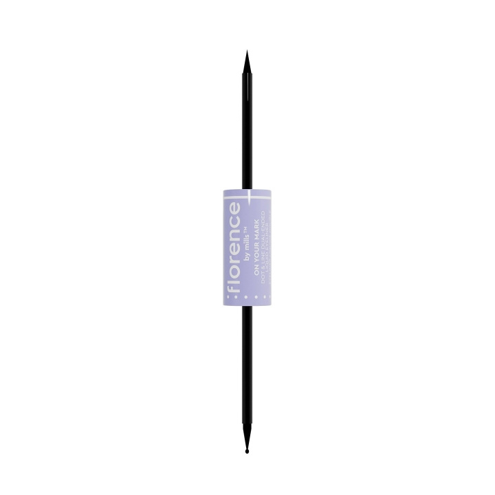 Florence by Mills OYM Dual-Ended Flytande Eyeliner 7 ml Svart i gruppen SKÖNHET & HÄLSA / Makeup / Ögon & Ögonbryn / Eyeliner / Kajal hos TP E-commerce Nordic AB (C87757)