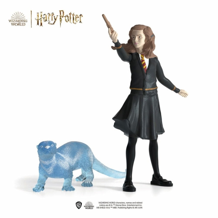 Schleich Harry Potter - Hermione Granger & Patronus (42681) i gruppen LEKSAKER, BARN- & BABYPRODUKTER / Leksaker / Figurer, Miniatyrer & tillbehör hos TP E-commerce Nordic AB (C87897)