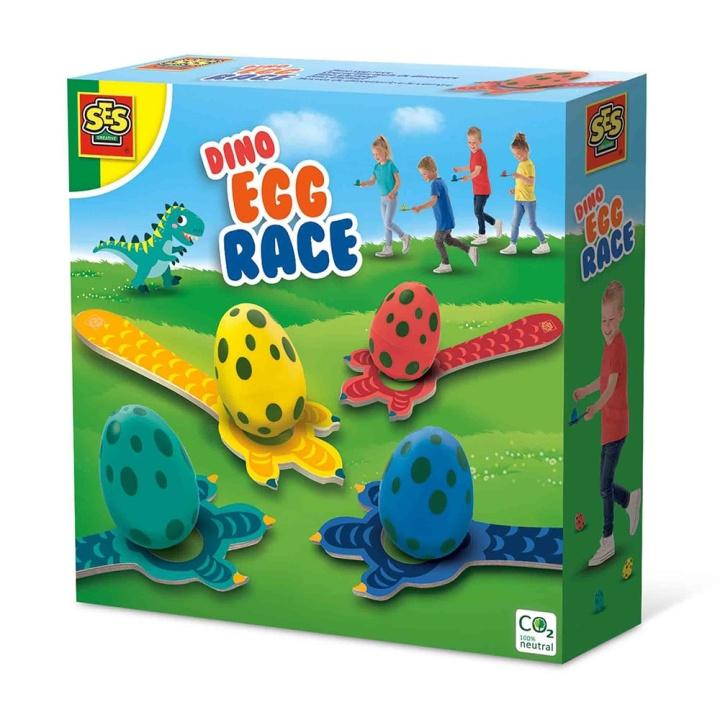 SES Creative Dino Egg Race - (S02308) i gruppen LEKSAKER, BARN- & BABYPRODUKTER / Spel / Barnspel hos TP E-commerce Nordic AB (C87921)