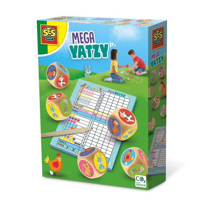 SES Creative Spel - Yatzy - Mega Junior - (S02294) i gruppen LEKSAKER, BARN- & BABYPRODUKTER / Spel / Utomhusspel hos TP E-commerce Nordic AB (C87927)