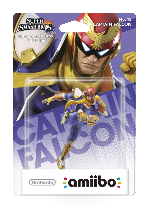 Nintendo Amiibo Figurine Kapten Falcon i gruppen HEMELEKTRONIK / Spelkonsoler & Tillbehör / Nintendo Switch / Tillbehör hos TP E-commerce Nordic AB (C87982)