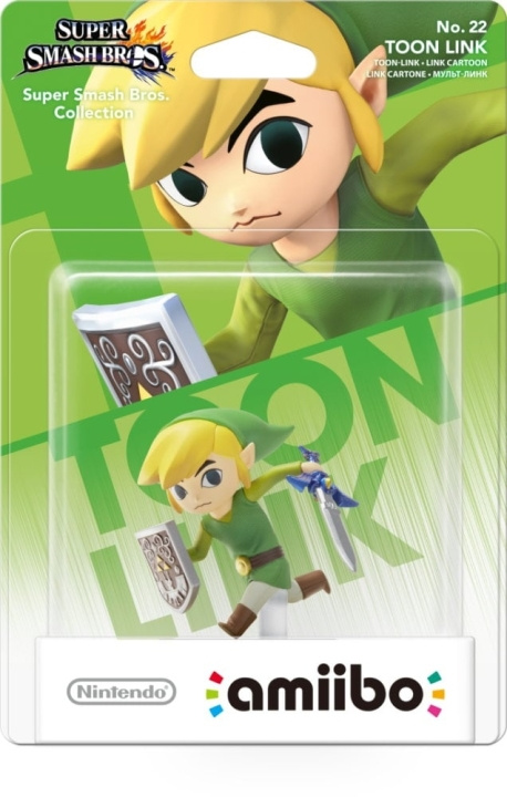 Amiibo Nintendo Amiibo Figurin Toon Link i gruppen HEMELEKTRONIK / Spelkonsoler & Tillbehör / Nintendo Switch / Tillbehör hos TP E-commerce Nordic AB (C87985)