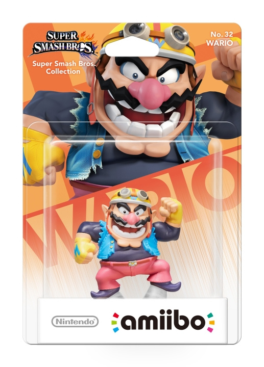 Nintendo Amiibo Figurine Wario i gruppen HEMELEKTRONIK / Spelkonsoler & Tillbehör / Nintendo Switch / Tillbehör hos TP E-commerce Nordic AB (C87992)