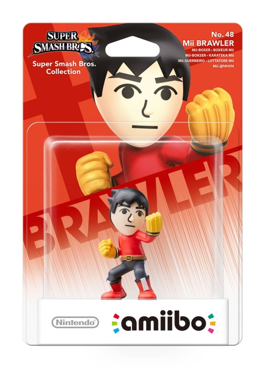 Nintendo Amiibo-figur Mii Brawler i gruppen HEMELEKTRONIK / Spelkonsoler & Tillbehör / Nintendo Switch / Tillbehör hos TP E-commerce Nordic AB (C88008)